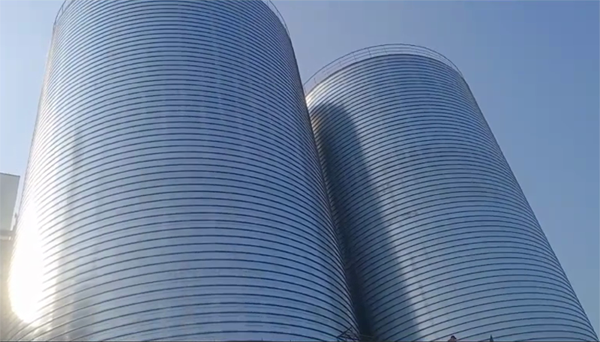 象山2座混凝土高架卷板仓